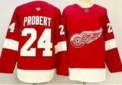 Detroit Red Wings #24 Bob Probert Red 2025 Stitched Jersey