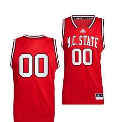 Custom NC State Wolfpack Jersey College Basketball Red Reverse...