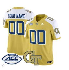 Custom Georgia Tech Yellow Jackets Jersey Vapor Limited Footba...