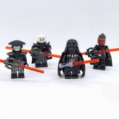 4pcs Star Wars Vader, Reva & Fifth Brother Inquisitors Minifigure