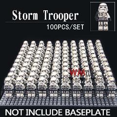 100PCS Star Wars Clone Troopers Stormtroopers Minifigures