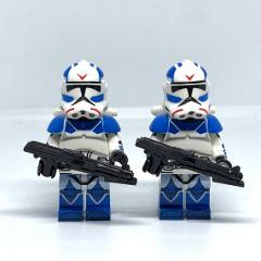 2pcs Star Wars 501st Jet Troopers Minifigures