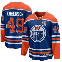 Ty Emberson 49 Edmonton Oilers 2025 Stanley Cup Final Breakawa...