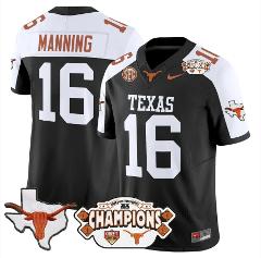Arch Manning Jersey #16 Texas 2025 State Map Citrus Bowl Champ...