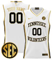 Custom Tennessee Vols Jersey Name, Number 2024 Lightweight Bas...
