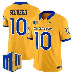 Danny Scudero Jersey #10 San Jos State Spartans 2025 Limited S...