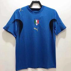 Italy 2006 Home Retro Jersey  Men Blue