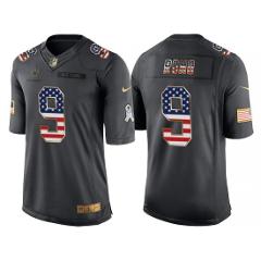 Men's tony romo dallas cowboys salute to service us flag jersey