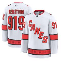 Red Storm Jersey #919 Carolina Hurricanes 2025 - 26 Premium St...