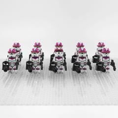 10pcs Star Wars Galactic Marines Heavy Gunners Minifigures Toy