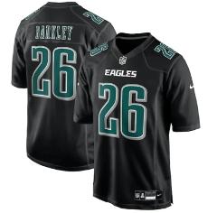 Saquon Barkley Philadelphia Eagles Fashion Game Jersey - Carbo...