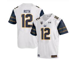 Cal Bears Joe Roth Jersey #12 College Football 2023 Stitched W...