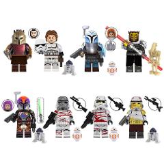8pcs Star Wars Savage Opress & Night Troopers Minifigures Toy