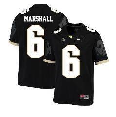 UCF Knights #6 Brandon Marshall NCAA College Football Jersey B...