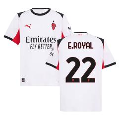 Emerson Royal 22 AC Milan 2025-26 Away Men Jersey  White