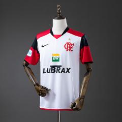 Men's Flamengo 2008/09 Away White Retro Shirt Jersey