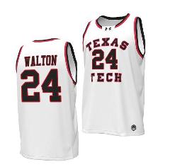 Kerwin Walton Jersey #24 Texas Tech Red Raiders Throwback Bask...