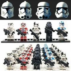 25PCS Star Wars Shadow Stormtroopers 501st Shock Troopers Mini...