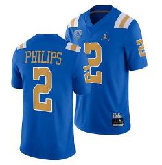 UCLA Bruins Kyle Philips Jersey #2 Blue College Football Uniform