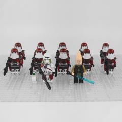 12pcs Star Wars Ki-Adi-Mundi & Commander Bacara Marines Minifi...