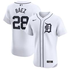 Javier Baez Detroit Tigers Home Jersey White