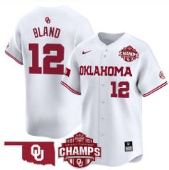 Maya Bland Jersey #12 Oklahoma Sooners 2025 SEC Champions Patc...