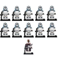 11pcs Star Wars Commander Wolffe 104th Wolfpack Minifigure
