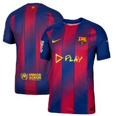 FC Barcelona x Ed Sheeran 2025-26 Home Match Jersey  Red blue