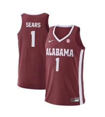 Mark Sears Jersey Alabama Crimson Tide College Basketball Repl...