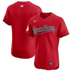 Cleveland Guardians Vapor Premier Elite Patch Jersey Red