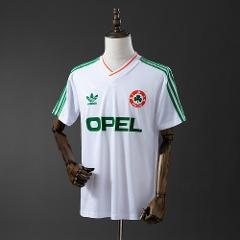 Men's Ireland 1990/92 Away White Retro Jersey