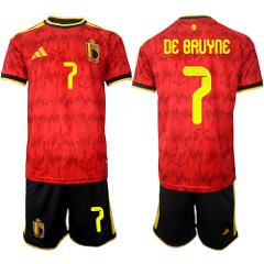 Belgium #7 DE BAUYNE Jersey National Team x World Cup 2026 Red...