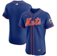 New York Mets Vapor Premier Elite Patch Jersey Royal