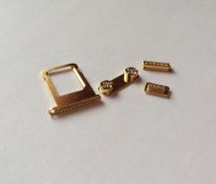 Diamond Crystal Encrusted 24ct 24k Gold Plated Buttons Set for...