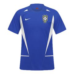 Brazil away retro jersey 2002