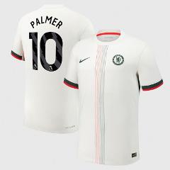 Cole Palmer 10 Chelsea 2025-26 Away Jersey  White
