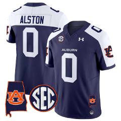 Damari Alston Jersey #0 Auburn Tigers 2025 Alabama Patch Stitc...
