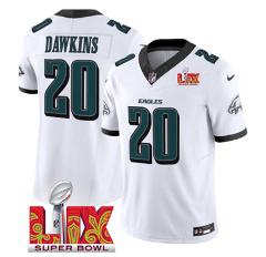 Philadelphia Eagles Brian Dawkins White 2025 Super Bowl LIX Pa...