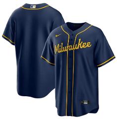 Milwaukee Brewers Home Team Jersey Navy
