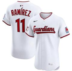 Jose Ramirez Cleveland Guardians Home Elite Jersey White