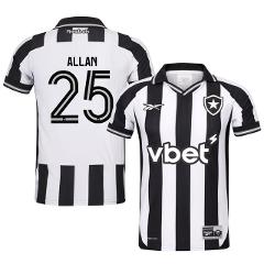 Allan #25 Botafogo 2025-26 Home Jersey  Black White