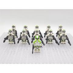 11pcs Star Wars Captain Grey 41st Elite Clone Troopers Minifig...