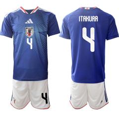 Japan #4 ITAKURA Jersey National Team x World Cup 2026 Home Bl...