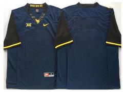 Custom West Virginia Mountaineers Jersey - Navy