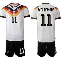 Germany #11 WOLTEMADE National Team x World Cup 2026 Home Whit...