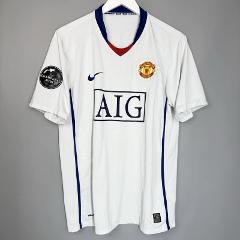 Cristiano Ronaldo #7 Manchester United 2008-09 Away Retro Jers...