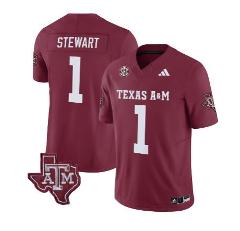 Texas A&M Aggies Evan Stewart Jersey #1 Vapor Limited College ...