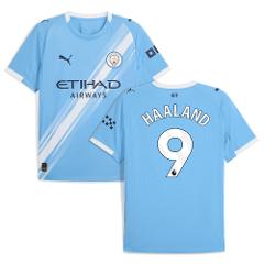 Erling Haaland 9 Manchester City 2025-26 Home Men Jersey  Sky ...
