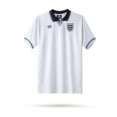 England 1990 HOME Men Retro Jersey  White