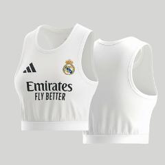 Real Madrid 2025-26 Home Crop Womens Jersey Classic Fan Essent...
